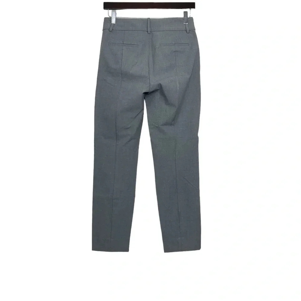 J. Crew Gray Slim Cropped Ruby Pants Size 2 - Picture 3 of 7